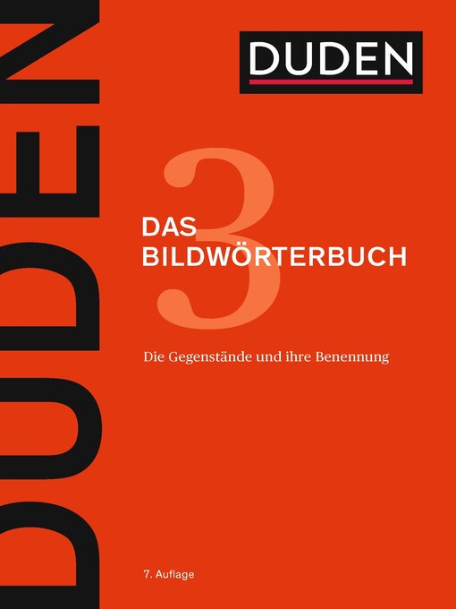Title details for Duden – Das Bildwörterbuch by Dudenredaktion - Available